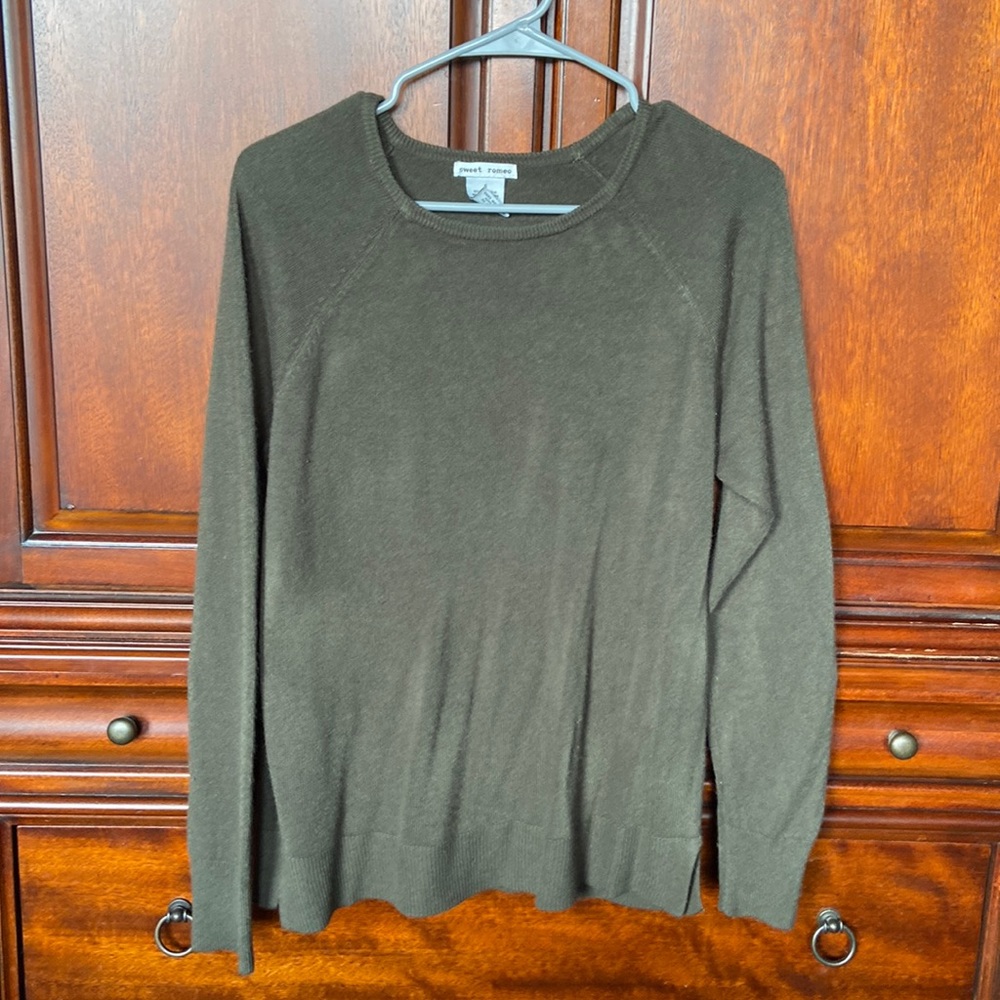 Green sweater